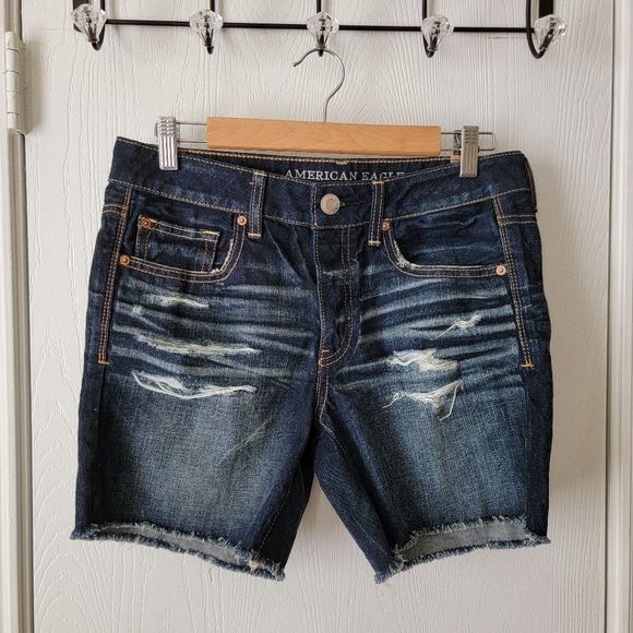 American Eagle Slouchy Bermuda Shorts - Picture 1 of 9